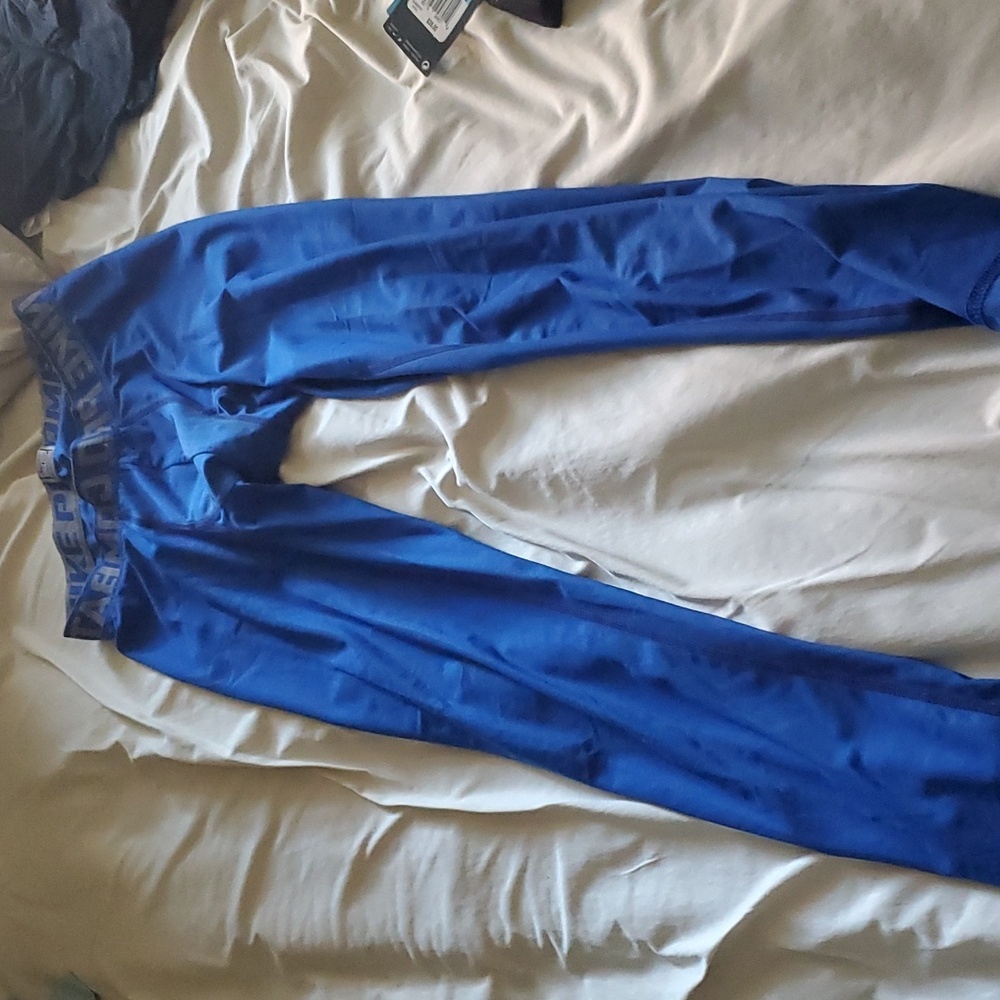 Nike combat men's leggins blue